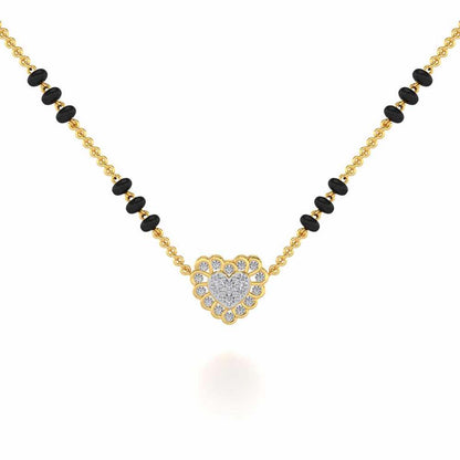 Ehsaas Silver Mangalsutra - Yellow Gold - Image 1