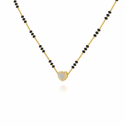 Ehsaas Silver Mangalsutra - Yellow Gold - Image 2