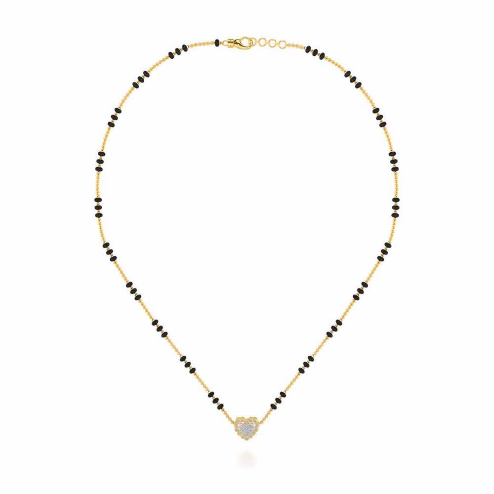 Ehsaas Silver Mangalsutra - Yellow Gold - Image 3