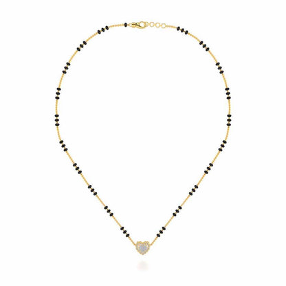 Ehsaas Silver Mangalsutra - Yellow Gold - Image 3
