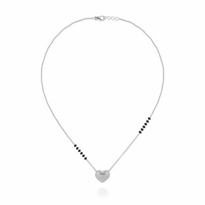 Ek Pyaar Silver Mangalsutra - White Gold - Image 3