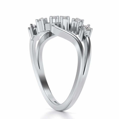 Ekiya Silver Ring - White Gold - Image 3