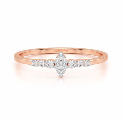 Elegance Silver Ring - Rose Gold - Image 4