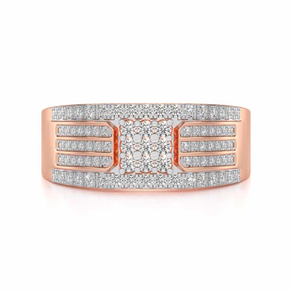 Elegant Magnate Ring For Him - Rose Gold - Image 4