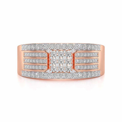 Elegant Magnate Ring For Him - Rose Gold - Image 4
