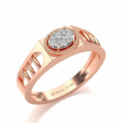 Elegant Ring For Men - Rose Gold - Image 1