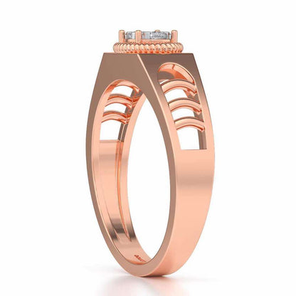 Elegant Ring For Men - Rose Gold - Image 3