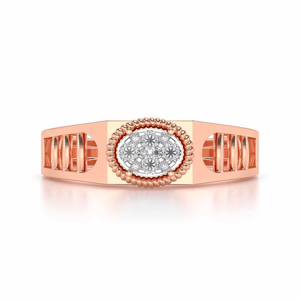 Elegant Ring For Men - Rose Gold - Image 4