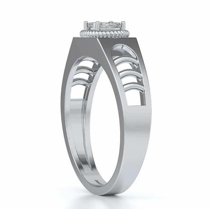 Elegant Ring For Men - White Gold - Image 3