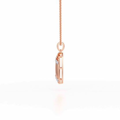 Elegant Shine Silver Pendant - Rose Gold - Image 4