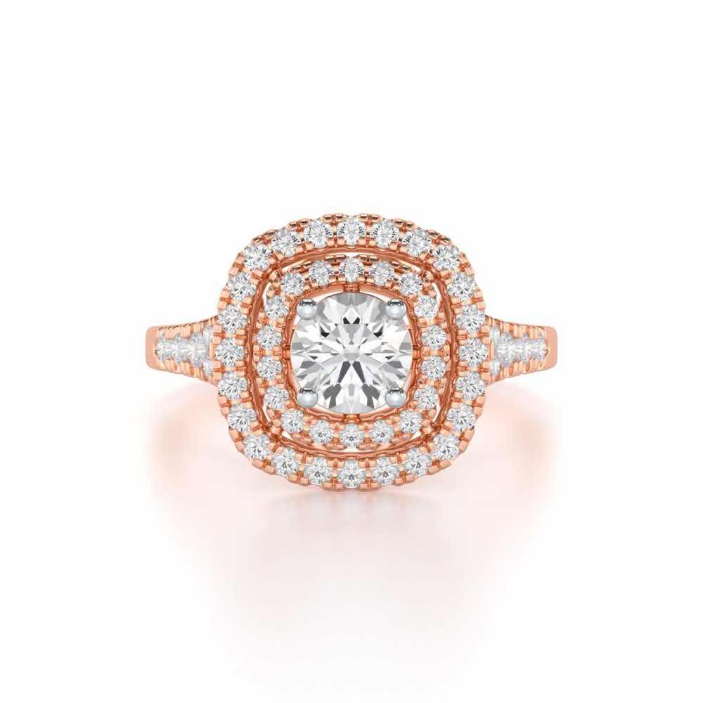 Elite Titan Women Solitaire Ring - Rose Gold - Image 4