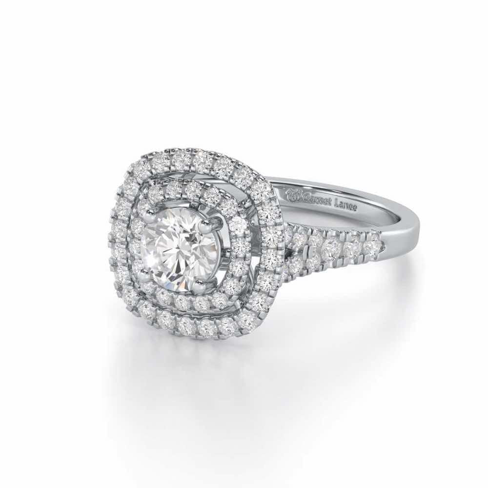 Elite Titan Women Solitaire Ring - White Gold - Image 2