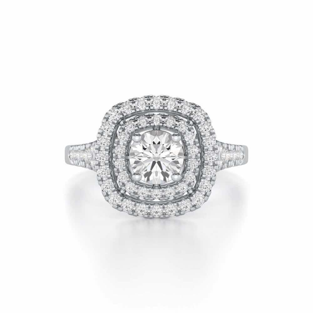 Elite Titan Women Solitaire Ring - White Gold - Image 4