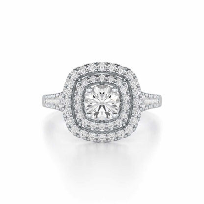 Elite Titan Women Solitaire Ring - White Gold - Image 4