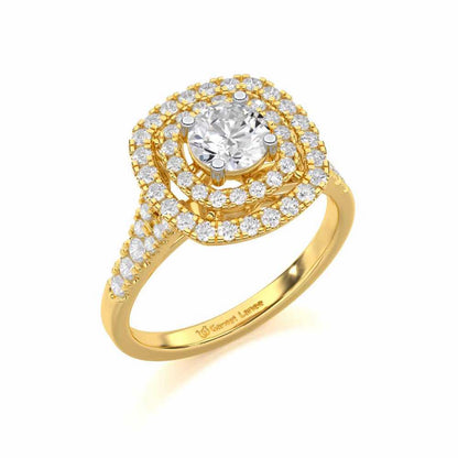 Elite Titan Women Solitaire Ring - Yellow Gold - Image 1