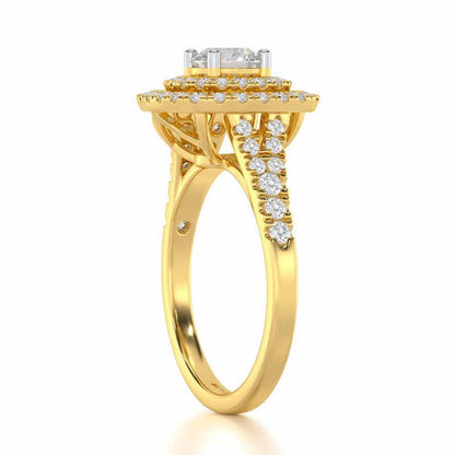 Elite Titan Women Solitaire Ring - Yellow Gold - Image 3
