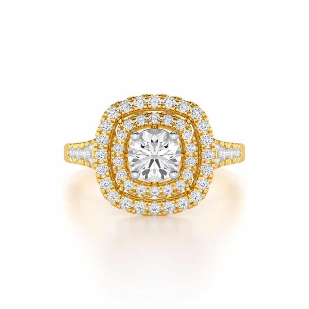 Elite Titan Women Solitaire Ring - Yellow Gold - Image 4