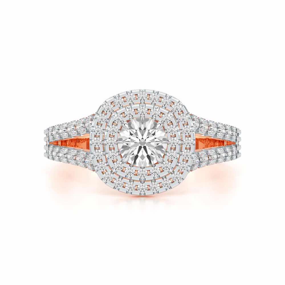 Elysian Glisten Solitaire Ring - Rose Gold - Image 4