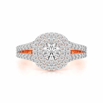 Elysian Glisten Solitaire Ring - Rose Gold - Image 4