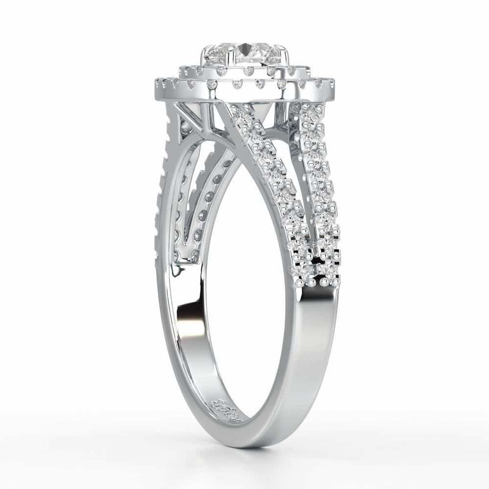 Elysian Glisten Solitaire Ring - White Gold - Image 3