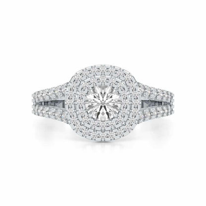 Elysian Glisten Solitaire Ring - White Gold - Image 4
