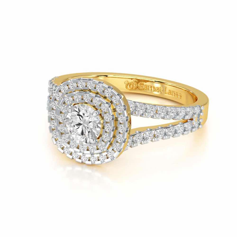 Elysian Glisten Solitaire Ring - Yellow Gold - Image 2