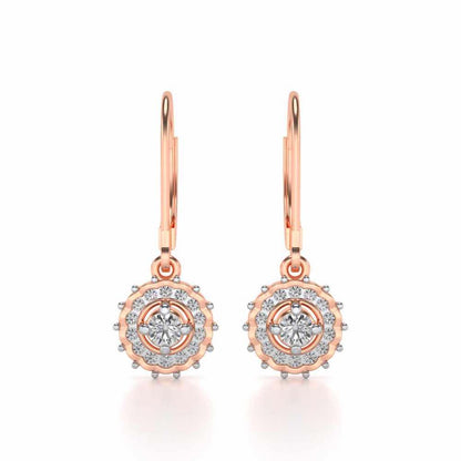 Embellished Silver Drops - Rose Gold - Image 1