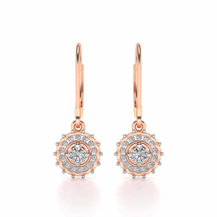 Embellished Silver Drops - Rose Gold - Image 1