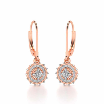 Embellished Silver Drops - Rose Gold - Image 2