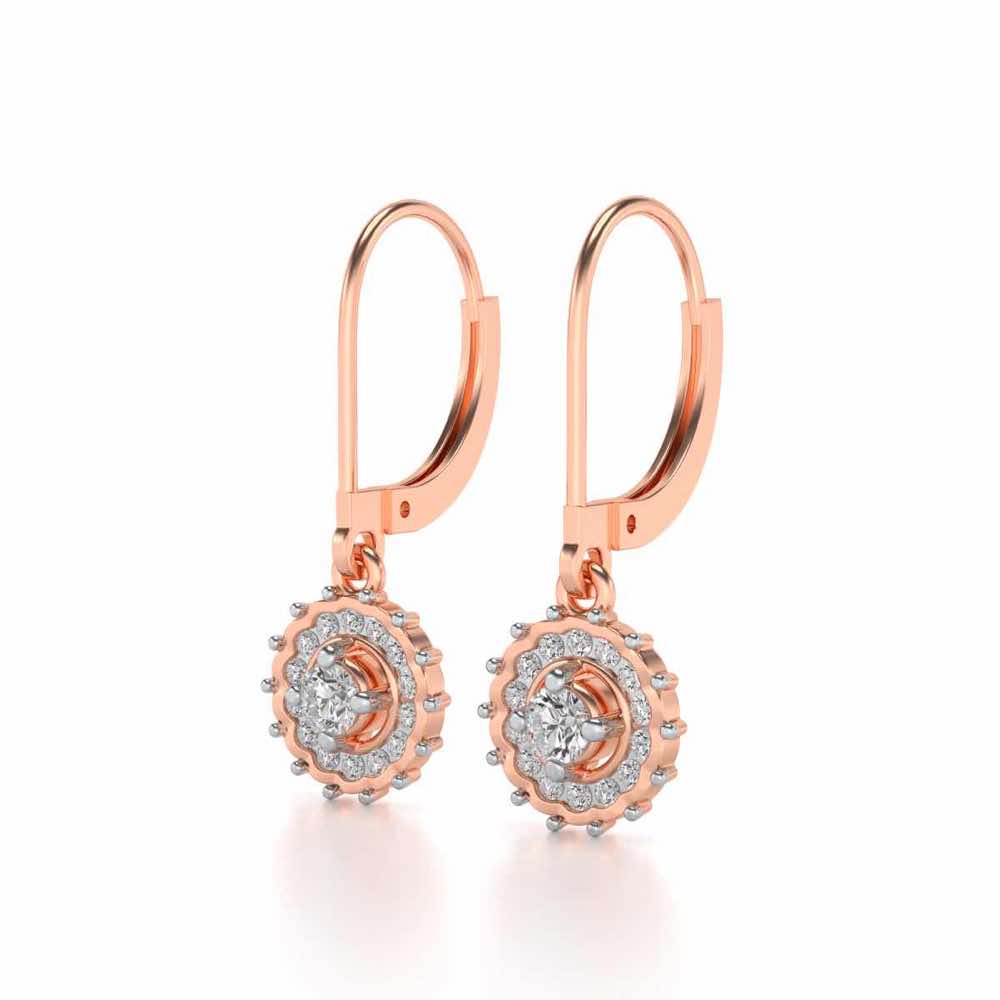 Embellished Silver Drops - Rose Gold - Image 3