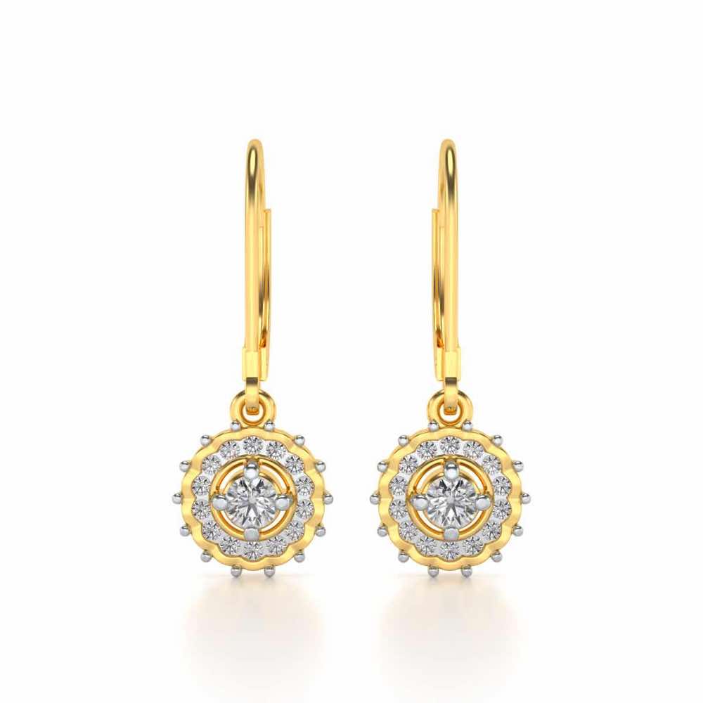 Embellished Silver Drops - Yellow Gold - Image 1