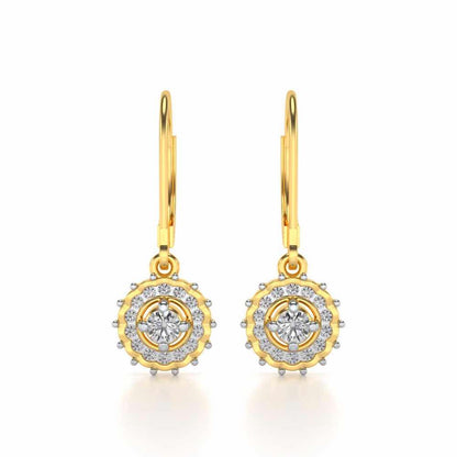 Embellished Silver Drops - Yellow Gold - Image 1