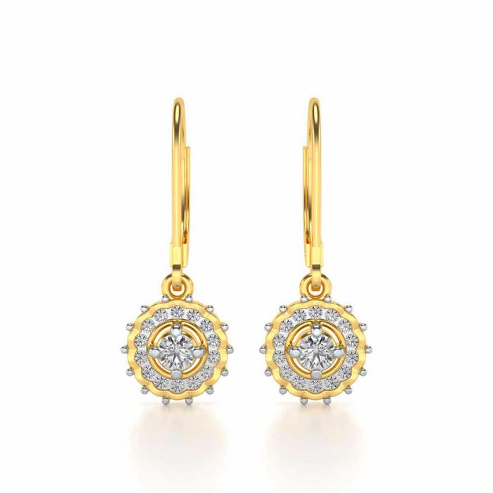Embellished Silver Drops - Yellow Gold - Image 1