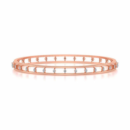 Embracing Silver Bangles - Rose Gold - Image 4