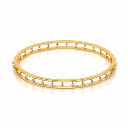 Embracing Silver Bangles - Yellow Gold - Image 2