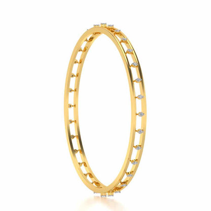 Embracing Silver Bangles - Yellow Gold - Image 3