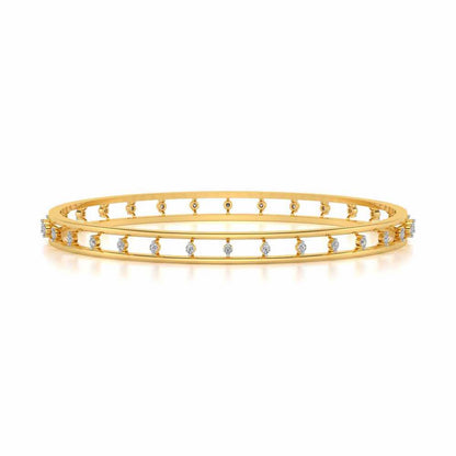 Embracing Silver Bangles - Yellow Gold - Image 4