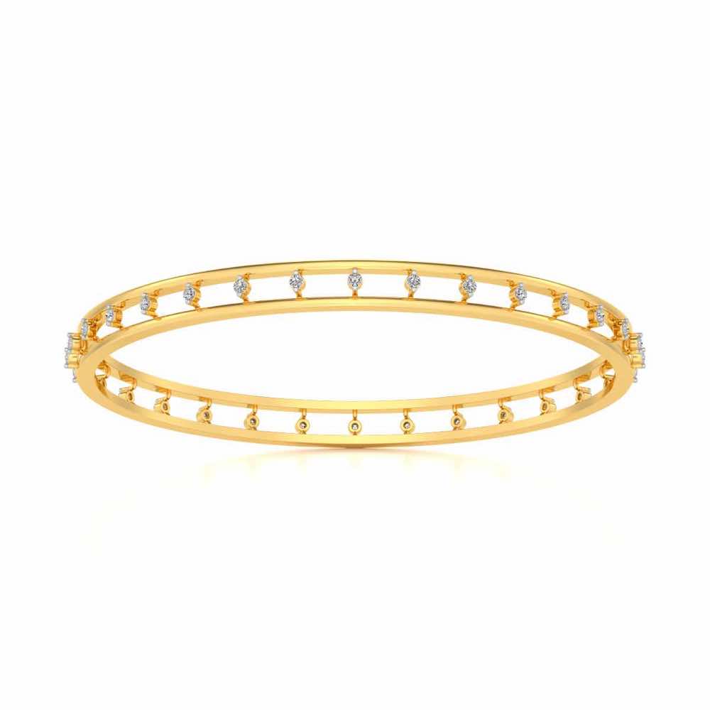 Embracing Silver Bangles - Yellow Gold - Image 5