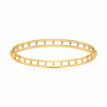 Embracing Silver Bangles - Yellow Gold - Image 5