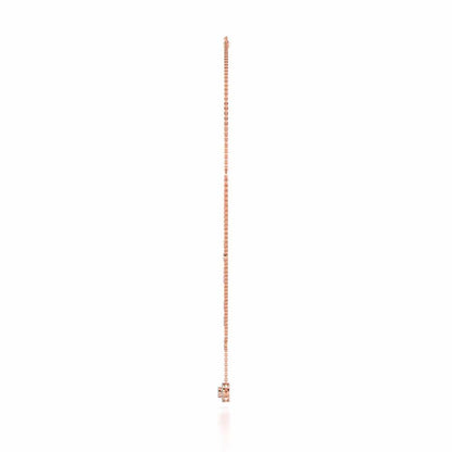 Emily Silver Necklace - Rose Gold - Image 4