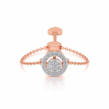 Emily Silver Ring - Rose Gold - Image 1
