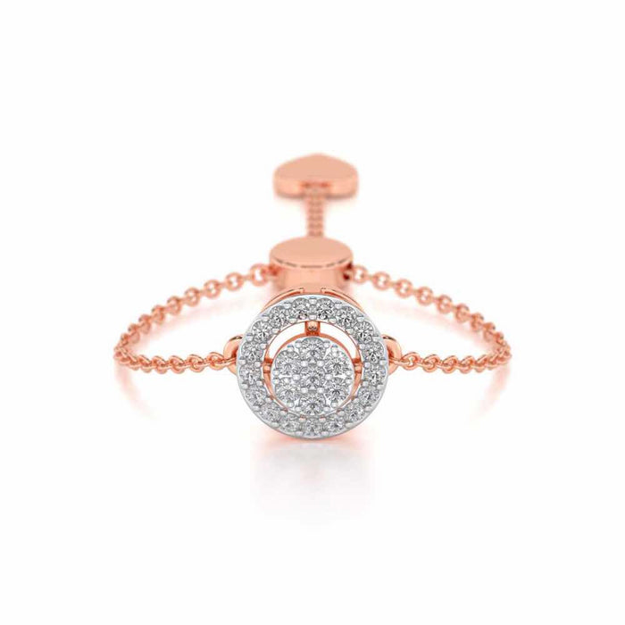 Emily Silver Ring - Rose Gold - Image 1