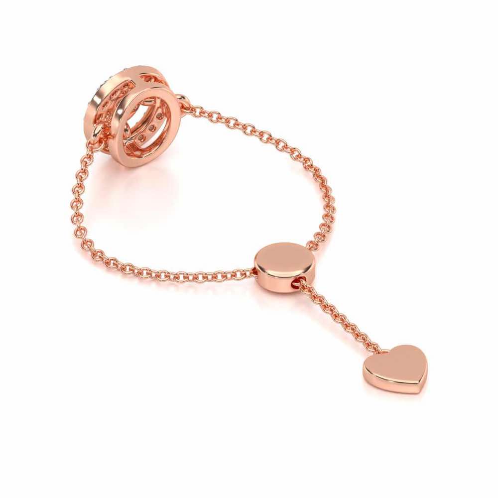 Emily Silver Ring - Rose Gold - Image 4