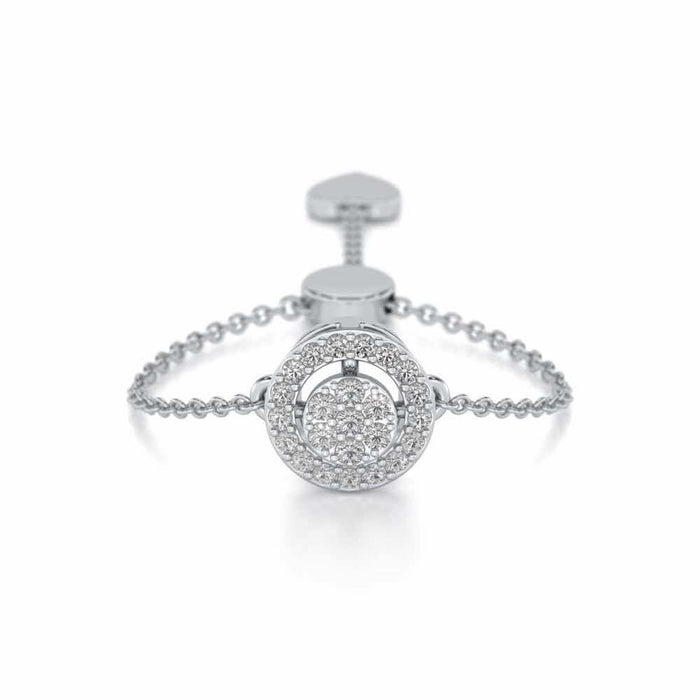 Emily Silver Ring - White Gold - Image 1