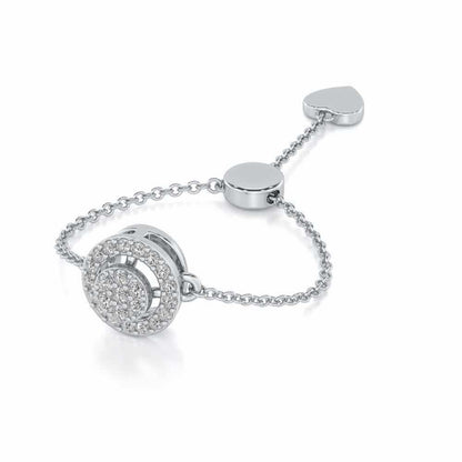 Emily Silver Ring - White Gold - Image 2