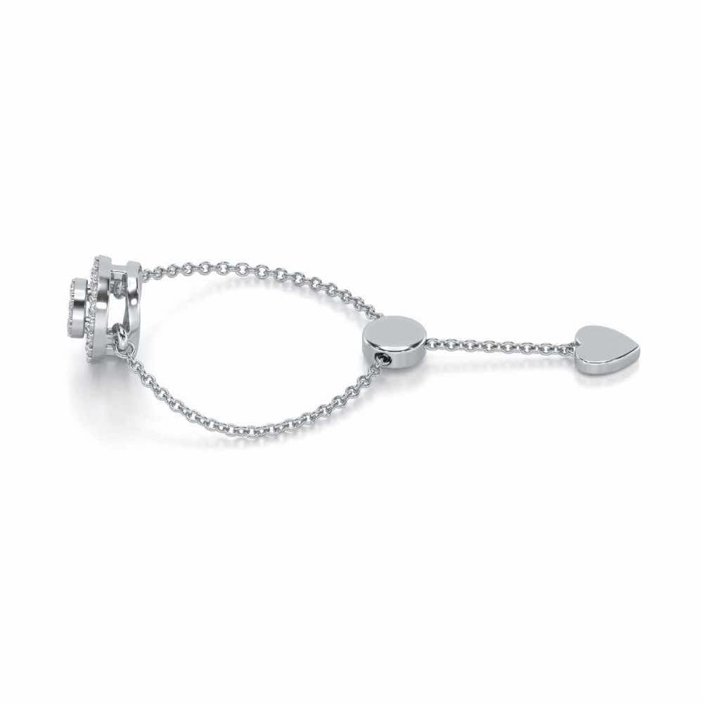 Emily Silver Ring - White Gold - Image 3
