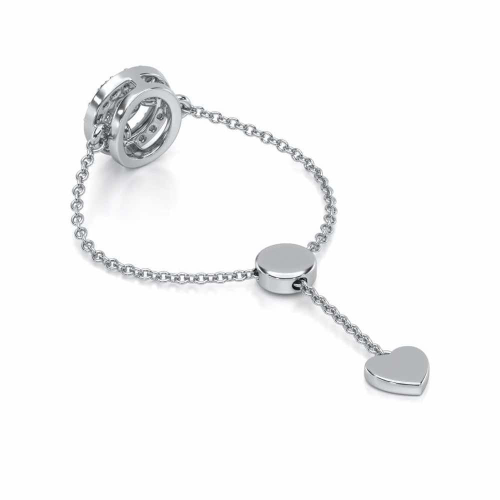Emily Silver Ring - White Gold - Image 4