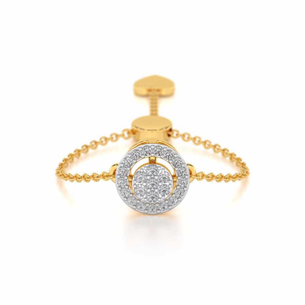 Emily Silver Ring - Yellow Gold - Image 1