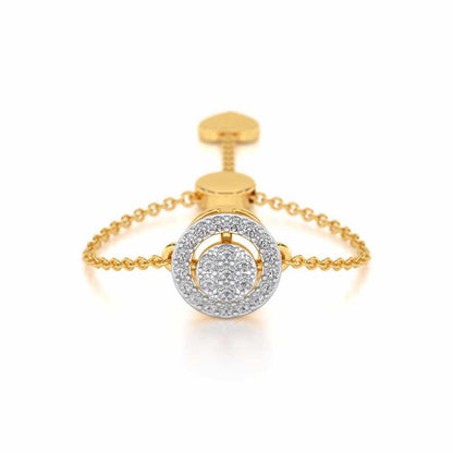 Emily Silver Ring - Yellow Gold - Image 1