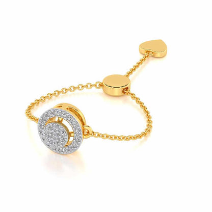 Emily Silver Ring - Yellow Gold - Image 2